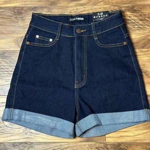 FASHION NOVA high waist denim shorts